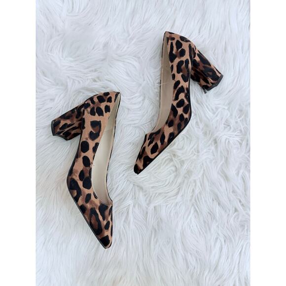 Marc Fisher Viviene Leopard Print Pump Size 6.5 - Picture 2 of 7